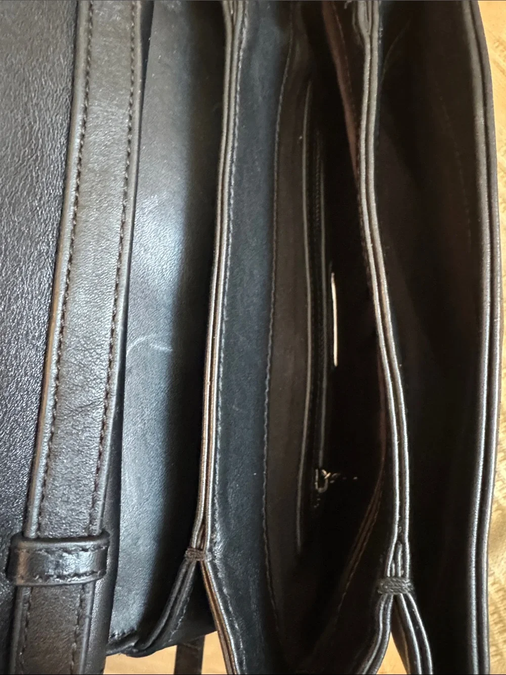*NWT* Worth NEW York Designer Leopard calf hair handbag - Wristlet Black leather